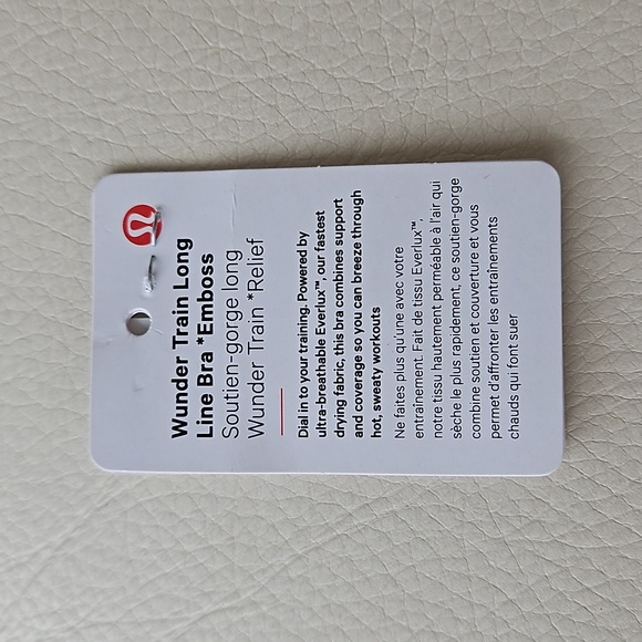 Lululemon Wunder Train Long Line Bra, Size 6 - Picture 9 of 13